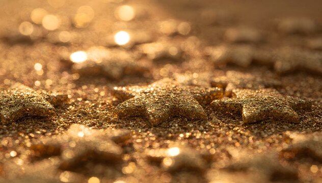 golden christmas tree