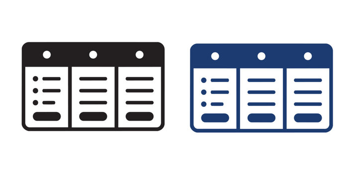 Pricing table icons set for web design comparison table vector illustration with three plans, features list and buttons in black and blue colors