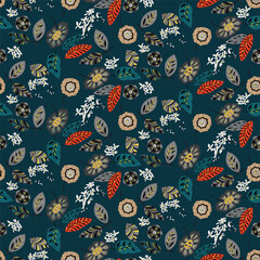Naklejka premium Seamless allover Digital Textiles Designs flowers Allover Designs Floral and Geometrical Patterns Textures, Illustrations Motifs and Abstract