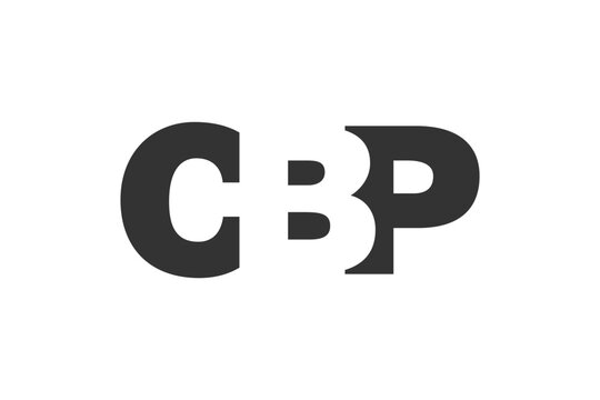 CBP logo design. Initial letter C B P bold font style for tech startups, consulting, corporate branding. Creative company name, headlines typography identity, trendy logotype.