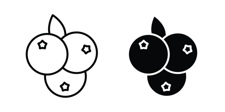 Berry icon pack vectors for graphic projects.
