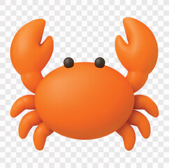 Seafood and Marine Culinary Vector Icon Set   3D icon set   crab © Dian