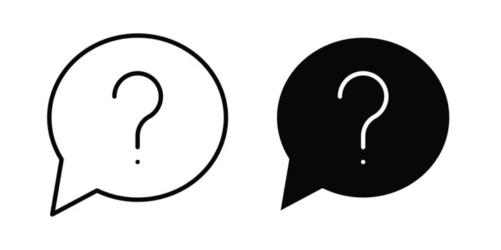 Question icon pack vectors for graphic projects.