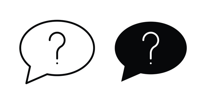 Question icon pack vectors for graphic projects.