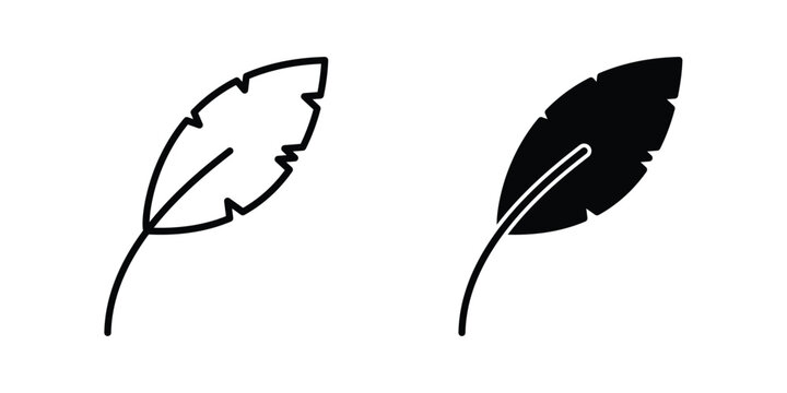 Quill icon pack vectors for graphic projects.