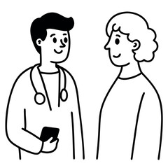 Obraz premium doctor and nurse