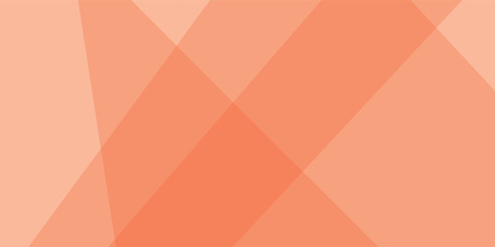 Abstract peach and orange geometric background with overlapping diagonal shapes