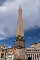 Fototapeta premium Ancient Egyptian Obelisk In Vatican