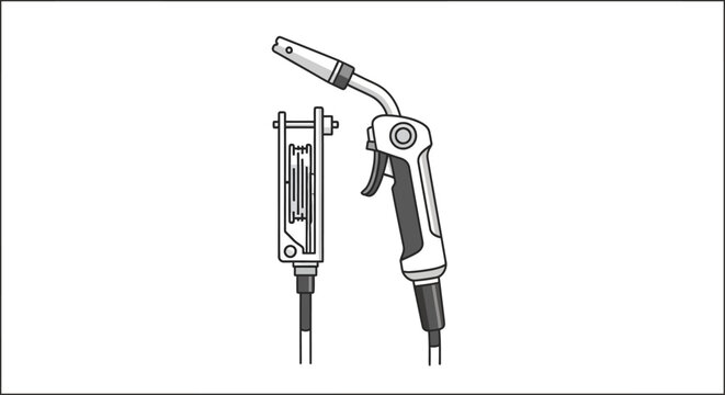 Industrial welding torch and equipment.