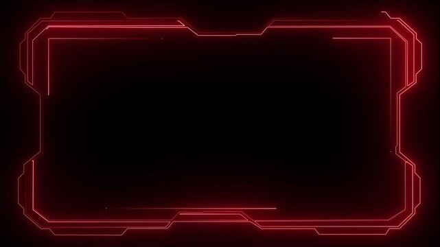 Abstract technology Hud frame background. Computer interface Hud motion texture. futuristic pattern for modern . 4k motion video. Technology HUD Loop Animation. Frame border element. HUD viewfinder