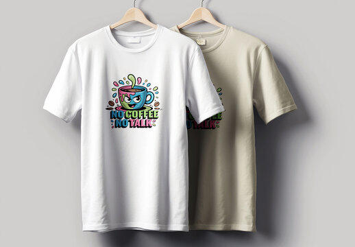 Coffee T Shirt Design Layout
