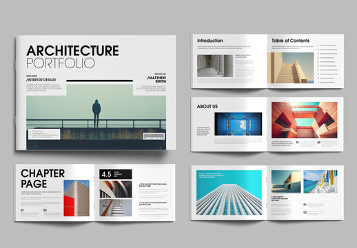 Creative Architecture Portfolio Magazine Template