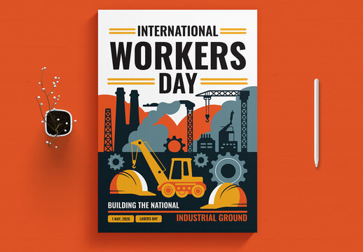 Labour Day Flyer Template