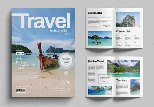 Travel Magazine Template