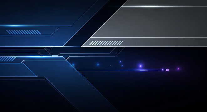 Blue Diagonal Technology Lines Abstract Background Vector Illustration Futuristic Digital Angular Stripes Minimal Design for Gaming Banner Poster Presentation Website and Graphic Design Use
