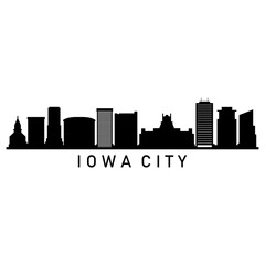 Fototapeta premium Iowa City Skyline