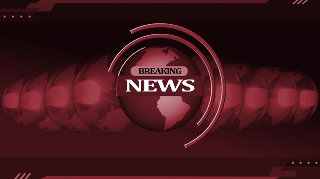 Breaking News Graphic Design background animation