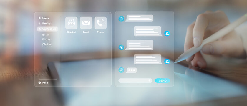 Customer Support and Communication with AI Chatbots and Virtual Assistants on Mobile Devices.