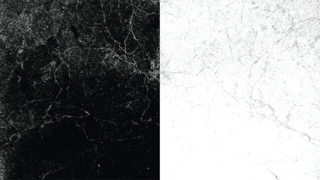 Abstract split image vector illustration with contrasting black and white textured backgrounds