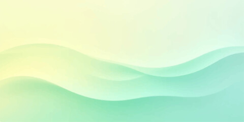 Fototapeta premium An elegant gradient illustration depicting flowing, ethereal waves, suggesting a sense of calm and movement. Evoking serenity, a minimalist design for diverse uses.