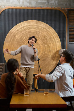 Young professionals let loose and enjoy a night of singing and laughter