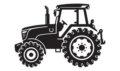 Obraz premium illustration mechanical cutout agro countryside field heavy industry