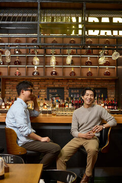 After a long day at work, the team hits the bar to unwind