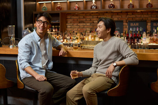 After a long day at work, the team hits the bar to unwind