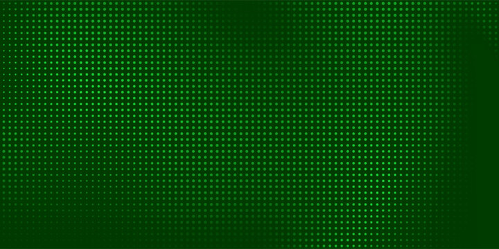 LED green dots on dark green mesh. Simple vector baxkground
