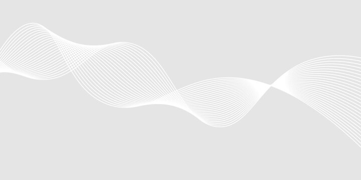 Flow lines simple on gray simple background with digital concept