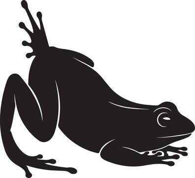 frog silhouettes
