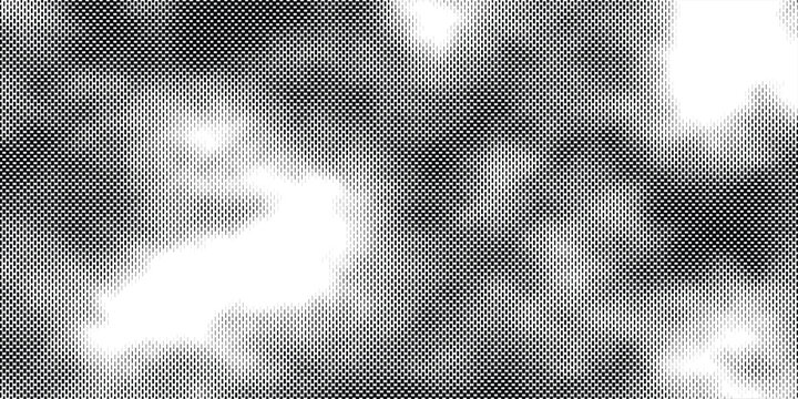Dark abstract background with moody black and white dithered shadows.