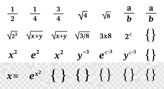 Mathematical equations and formulas written.