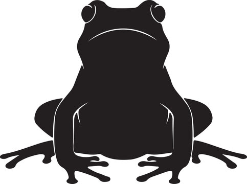 frog silhouettes
