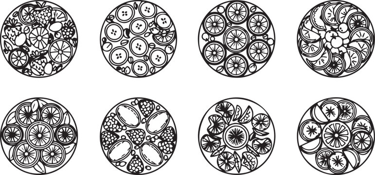 Black and white seamless celtic knot patterns seamless vector Vector
