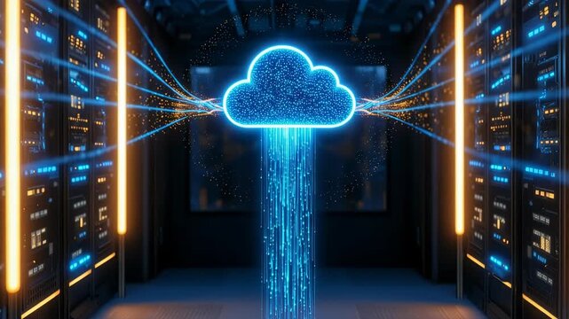 Digital Cloud Data Streaming with High Speed Network and Server Infrastructure