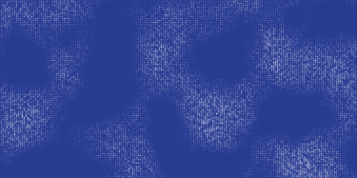 Futuristic interface background with halftone dot matrix and blue digital elements.