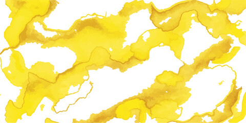 Yellow paint splashes form a grunge vector illustration of the Europe map and continent on a textured wallpaper background with artistic ink symbols of world geography and cartography © SUMAYAAKTER