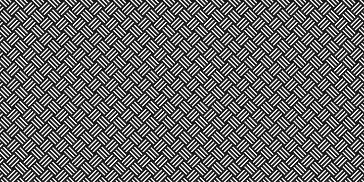 seamless grid metallic structure pattern square overlap white and gray stripes wall and decoration maze textile paper triangle background.