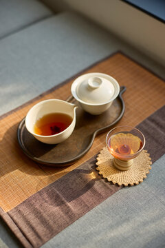 Chinese tea setup