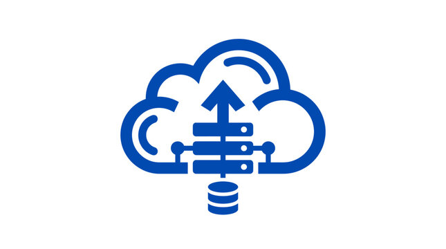 Cloud Computing Technologies Concept with Data Network.