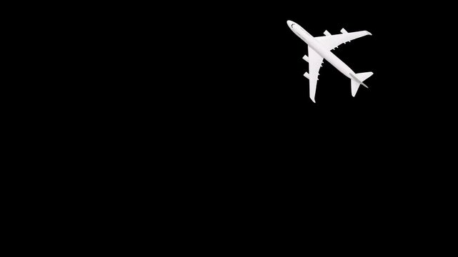 Hand Drawn Paper Plane Launching on Trajectory Path &ndash; Business Startup and Success Concept Animation