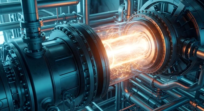 Fusion reactor core intense energy and technological marvel