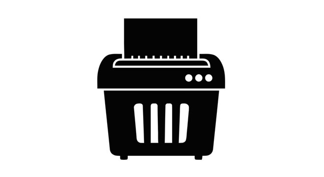 Black printer on white background.