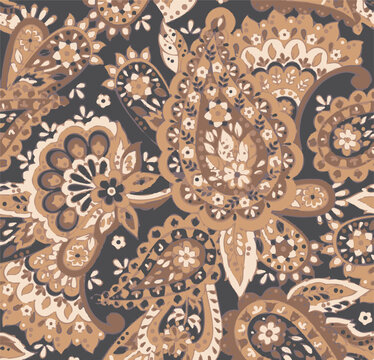 Beautiful Kashmiri stole with paisley seamless pattern ,pasley textile pattern design texture,pasley textile pattern design, Magical Traditional Paisleys Seamless Pattern for wallpaper design or fabri