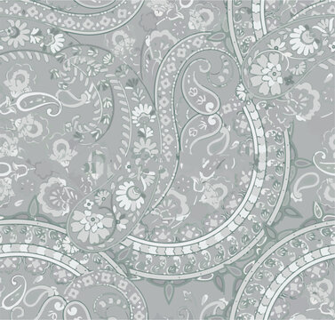 Beautiful Kashmiri stole with paisley seamless pattern ,pasley textile pattern design texture,pasley textile pattern design, Magical Traditional Paisleys Seamless Pattern for wallpaper design or fabri
