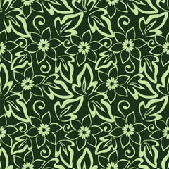 Fototapeta premium seamless floral pattern