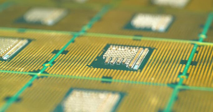 Central processing units for PC. CPU unit powering computer operations