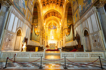 Obraz premium Monreale Cathedral or Duomo di Monreale in Palermo