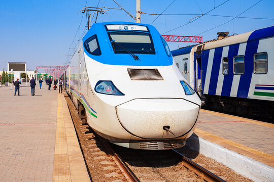 Afrosiyob or Afrosiab train, Bukhara station